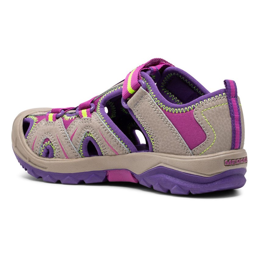 Sandales Merrell Hydro Grise/Violette Enfant | T.F.PROJ